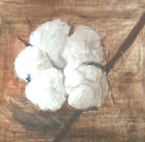 cotton boll painting