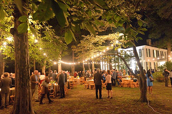 Crowd at Harvest Supper