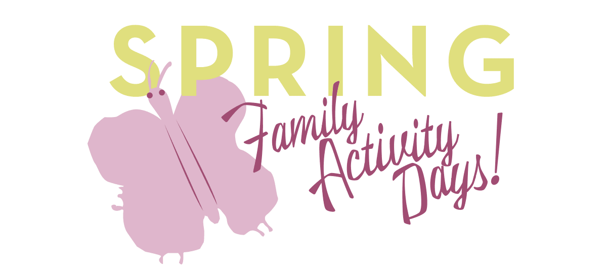 Spring Family Activity Day graphic